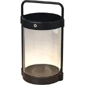 Konstsmide Deco-solarlamp buiten Crotone, dimbaar, zwart, Aluminium, Modern, solar tuinverlichting