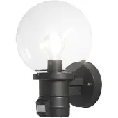 Konstsmide Nemi Move 7321-750 Buitenlamp met bewegingsmelder (wand) Spaarlamp, LED E27 60 W Zwart