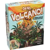 Asmodee Oh No Volcano - Nederlandstalig spel - Voor het hele gezin - 2-4 Spelers - Gebruik je kaarten en beklim de vulkaan