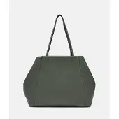 Liebeskind Chudy Sheep Natural L Shopper donkergroen