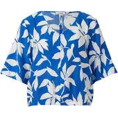 s.Oliver Blouse royal blue/koningsblauw / wit