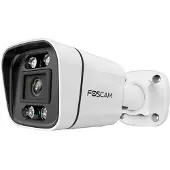 Foscam V5EP Bewakingscamera Wit 5MP (3072x1728), PoE, geïntegreerde spot en sirene