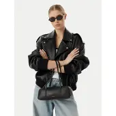Calvin Klein Schoudertas 'Foil Logo Shoulder' zwart