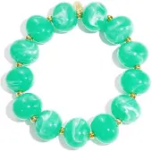 Yehwang Elastieke kralenarmband met grote kralen