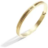 Yehwang Gestructureerde Armband – Dames Armband – Trendy en Stijlvolle Armband – Sieraad – Goudlief.nl
