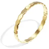 Yehwang Bangle armband met onregelmatige vorm
