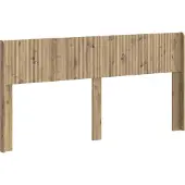 vidaXL Hoofdbord Artisanaal eiken PB