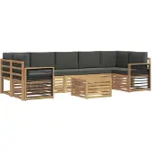 vidaXL Sofa-Sets Massief Acacia Hout