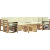 vidaXL Sofa-Sets Massief Acacia Hout