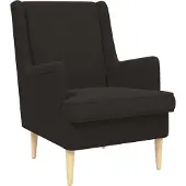 vidaXL Fauteuil Zwart Stof