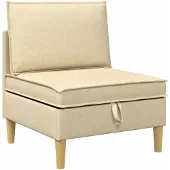 vidaXL Sofa met opslag Stof