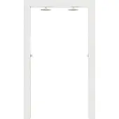 vidaXL Buitendouche 226 cm Massief grenenhout en roestvrijstaal Wit
