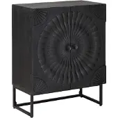 vidaXL Dressoir Zwart 55 x 30 x 70 cm