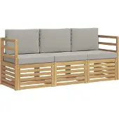 vidaXL Sofa-Sets Massief Acacia Hout