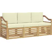 vidaXL Sofa-Sets Massief Acacia Hout
