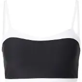 Abercrombie & Fitch Sport bh 'SCULPTLUX SWEETHEART' zwart / wit
