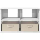 vidaXL TV-standaard met lades, wit, 79 x 40 x 48 cm