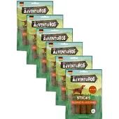 Adventuros Sticks hondenkoekjes, vetarm, met buffelsmaak, 6 x 120 g