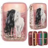 Depesche - Miss Melody 3-vaks etui - BLOSSOM PONY