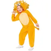 Amscan leeuw kostuum onesie voor kinderen 3-4 jaar - verkleedpak.