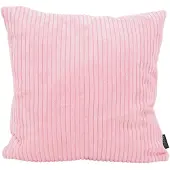 NOVÉE Sierkussen corduroy lichtroze | 45 x 45 cm | polyester