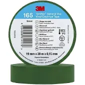 3M MMM zelfkl tape Temflex 1500, PVC, groen, (lxb) 10mx15mm