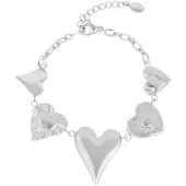 Yehwang Goudlief give me all your love armband - Roestvrijstaal - Verkleurt niet