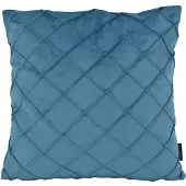 NOVÉE Velvet cross petrol kussenhoes | 45x45 cm | velvet/polyester
