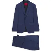 HUGO Slim-fit tweedelig pak van hoogwaardig stretchtwill Maat 102