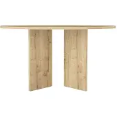 Vente-unique Ronde eettafel voor 6 personen - Licht natuurlijk - TOPANIA