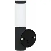 vidaXL Buitenwandlamp Zwart 15 x 7,5 x 33 cm RVS en plastic