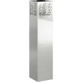 vidaXL Zonne LED Pad Licht 2 st Warmwit 18 x 18 x 80 cm