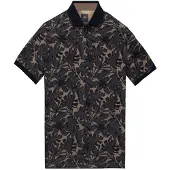 Baileys Polo heren Bruin Poloshirt 2-tone Pique, Print 615233/80