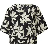 s.Oliver Blouse crème / zwart