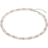 Valero Pearls Parel ketting Sterling zilver Gekweekte zoetwaterparels wit
