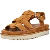 Paul green Sandalen met riem karamel