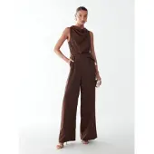 BWLDR Jumpsuit 'DALIA' bruin
