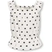 ONLY GIRLS Top 'KOGSWETA' zwart / wit