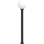 vidaXL Bolderverlichting met sensor 120 cm zwart IP44