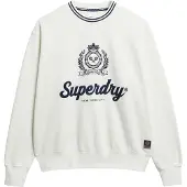 Superdry Trui zwart / wolwit