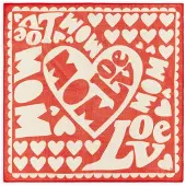 Codello Doek 'LOVE MOM' rood