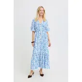 B.young Jurk 'BYHalba' blauw / kobaltblauw / lichtblauw / wit