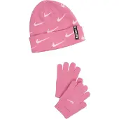 Nike Kids Swoosh Repeat Beanie Paars Kinderen