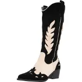 Salinyang Cowboylaarzen lichtbeige / zwart