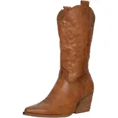 Salinyang Cowboylaarzen cognac