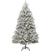 vidaXL Kunstkerstboom 300 cm 300 LED's Warmwit PVC en Staal
