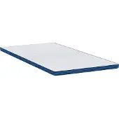 vidaXL Matras Topper Wit 120 x 200 cm Jacquard stof