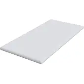 vidaXL Matras Topper Wit 120 x 200 cm Jacquard Stof