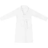vidaXL Badjas zonder Kap Wit XXL Flanel