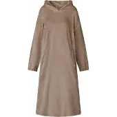 vidaXL Deken hoodie Camel S Flanel